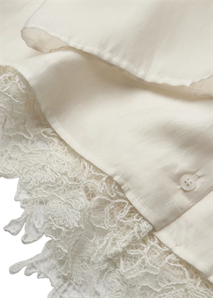 Molly loose fit - Lace edge skjorte Jet Stream Copenhagen Muse 
